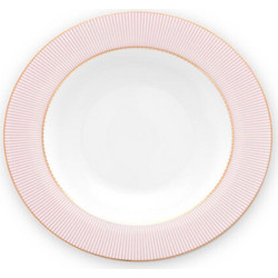 Pip Studio Πιάτο Βαθύ Πορσελάνης La Majorelle Pink 21.5cm 51001240