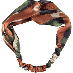 MEDISEI Dalee Hair Ties Κεραμιδί Λεοπάρ Κορδέλα, 1 τεμάχιο