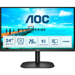 AOC 24B2XDM VA Monitor 23.8" 1920x1080 FHD 75Hz 4ms