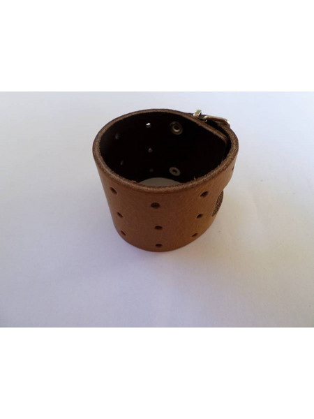 DOMLEATHERS DOMLEATHERS ΔΕΡΜΑΤΙΝΟ ΠΕΡΙΚ'ΡΠΙΟ 5 CM ΦΥΣΙΚΌ DL0167