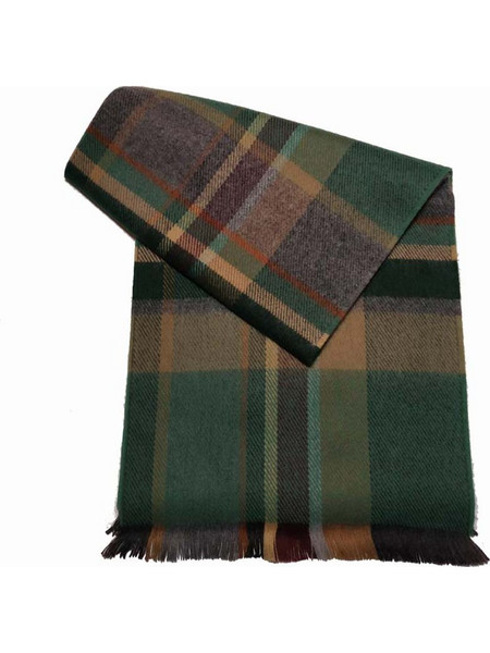 Κασκόλ ανδρικό καρώ πράσινο Pierre Quioc Scarf Checked Green
