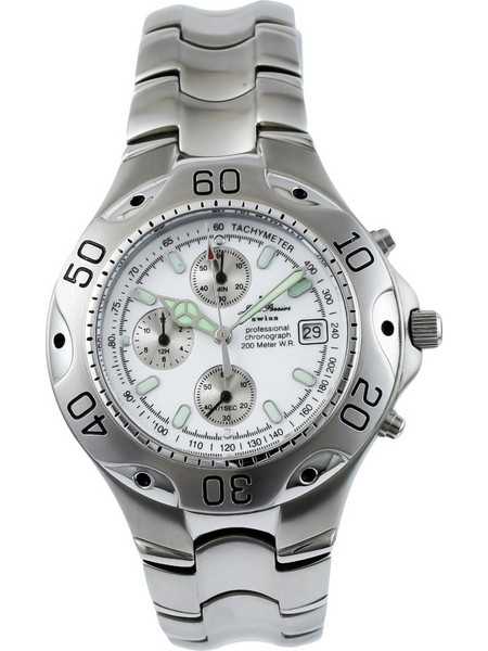 Jean Perrier Swiss Chronograph Tachymeter Bracelet Watch JP5359