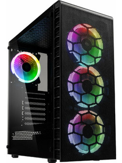 Kolink Observatory Lite RGB Black Gaming Midi Tower Κουτί Υπολογιστή RGB με Πλαϊνό Παράθυρο