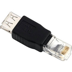 POWERTECH Adapter από USB 2.0 female σε RJ45 CAB-U085