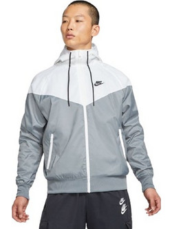 nike jacket black and grey