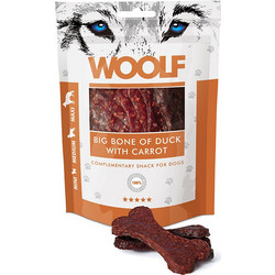 Woolf Big Bone of Duck with Carrot 100gr
