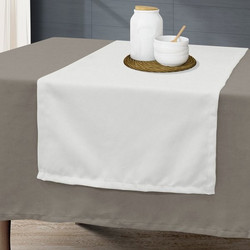 Τραβέρσα Renas 209 Off White Lino Home Ιβουάρ 45x160