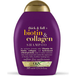 OGX Biotin & Collagen Σαμπουάν για Όγκο & Φριζάρισμα για Λεπτά Μαλλιά 385ml