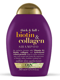 OGX Biotin & Collagen Σαμπουάν για Όγκο & Φριζάρισμα για Λεπτά Μαλλιά 385ml