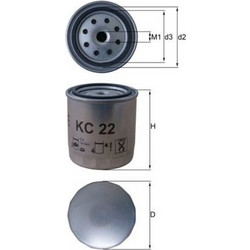 Φίλτρο καυσίμου KNECHT KC22