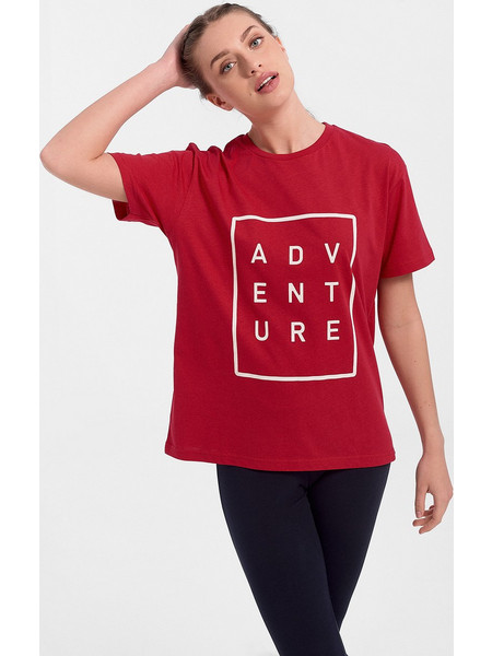 Unisex T Shirt TRX Adventure RED - Κόκκινο
