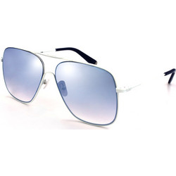 Borbonese BES925 14/61 Γυναικεία Γυαλιά Ηλίου Aviator Μεταλλικά Ασημί με Μπλε Καθρέπτη Φακό