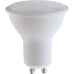 LED SPOT GU10 6W PC+AL ΨΥΧΡΟ W