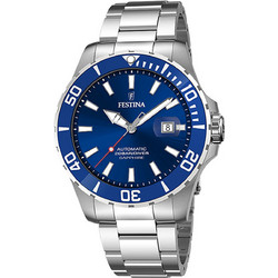 Festina Ανδρικό Ρολόι Αυτόματο με Ασημί Μεταλλικό Μπρασελέ F20531/3