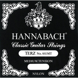 Hannabach 830 MT Terz Χορδή Κλασικής Κιθάρας F4 Nylon Medium Tension 1/2