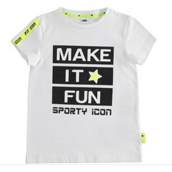 iDo Παιδικό T-Shirt Κοντομάνικο Λευκό 43946
