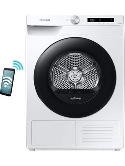 Samsung DV90T5240AW/S6 Στεγνωτήριο Ρούχων 9kg A+++ με Αντλία Θερμότητας