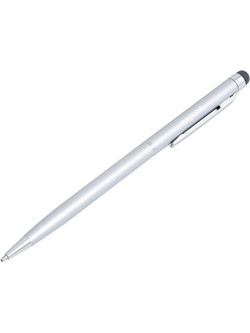 LogiLink Touchpen with Integrated Ballpoint Pen, Silver (AA0041)