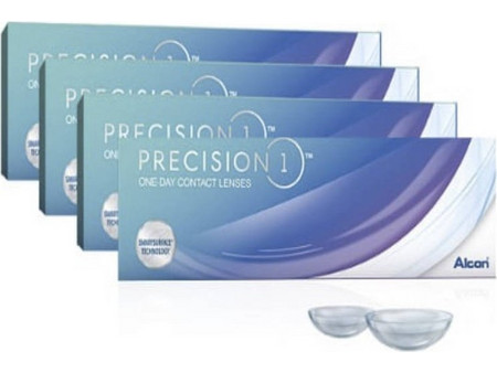 Alcon PRECISION Ημερήσιοι Φακοί Επαφής Σιλικόνης Υδρογέλης 90τμχ