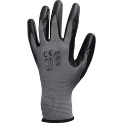 ΓΑΝΤΙΑ ΕΡΓΑΣΙΑΣ ΠΛΕΚΤΑ ΜΑΥΡΟ-ΓΚΡΙ PRO-FIT Νο10/XL