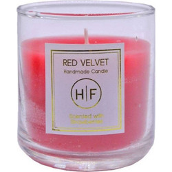 HF Χειροποίητο Αρωματικό Κερί Red Velvet με φράουλα 250gr