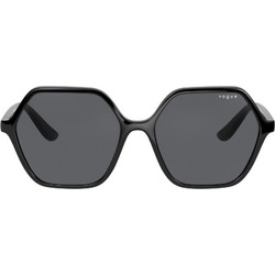 Vogue VO5361S W44/87 Γυναικεία Γυαλιά Ηλίου Πολυγωνικά Κοκάλινα Μαύρα με Γκρι Φακό
