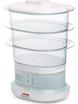 Tefal Ατμομάγειρας 6.5lt 550W με 3 Επίπεδα Μαγειρέματος VC130130