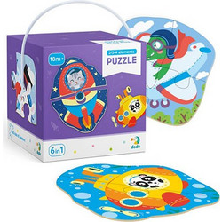 Παιδικό Puzzle Dodo Transport 6 in 1 2x2 + 2x3 + 2x4 Κομμάτια