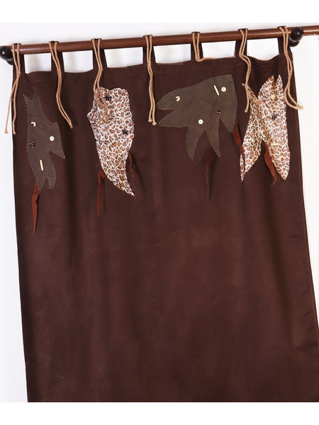 Mc Decor Κουρτίνα με Θηλιές 110X260 Tiger Brown