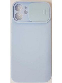 Θήκη Σιλικόνης Matt 1,5 mm Με Προστασία Κάμερας Για Apple iPhone 12 Mini 5,4'' Γαλάζιο