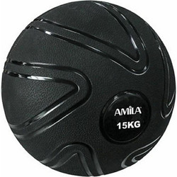 Amila Μπάλα Slam 15kg σε Μαύρο Χρώμα 90809 5203194908090
