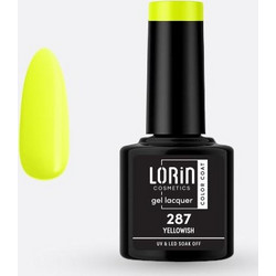 Lorin Gel Lacquer 287 Yellowish Ημιμόνιμο Βερνίκι Νυχιών 8ml