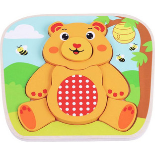 Παιδικό Puzzle Jumini Ξύλινο Αρκουδάκι 7 Κομμάτια