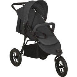 vidaXL Steel Καρότσι Μωρού με Τρεις Ρόδες Silver 10260