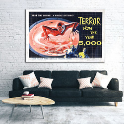 Πίνακας σε καμβά - Vintage Movie Posters - Terror from the year 5.000 - 45 x 30 εκ