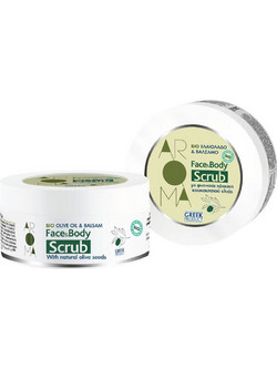 Aroma Bio Olive Oil & Balm Ενυδατικό Scrub Προσώπου 200ml
