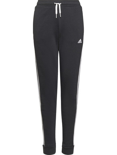 Adidas Essentials 3-Stripes French Terry Παιδικό Παντελόνι Φόρμας Μαύρο GS2199