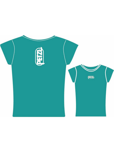 Petzl Cotton T-shirt Eve Turquoise Women's XS