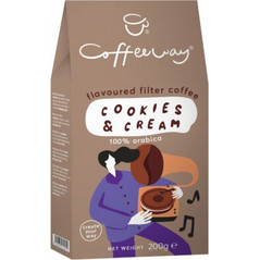 Coffeeway Καφές Φίλτρου Arabica Αλεσμένος με Άρωμα Cookies & Cream 200gr
