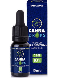 CannaBoss CannaDrops CBG Oil 10% 10ml