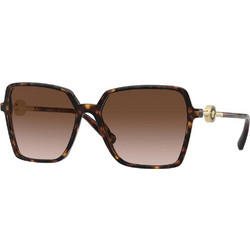 Versace VE 4396 108/13 Γυναικεία Γυαλιά Ηλίου Τετράγωνα Κοκάλινα Καφέ με Καφέ Degradee Φακό