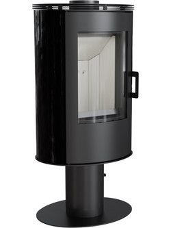 Kratki KOZA/AB/S/N/O/DR/KAFEL/CZARNY Ατσάλινη Ξυλόσομπα 8kW