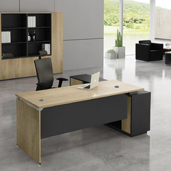 Woodwell Project Επαγγελματικό Γραφείο Ξύλινο 180x160x75cm ΕΟ935,L