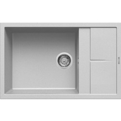 Elleci Unico 310 Επικαθήμενος Νεροχύτης Γρανίτη Aluminium 78x50cm