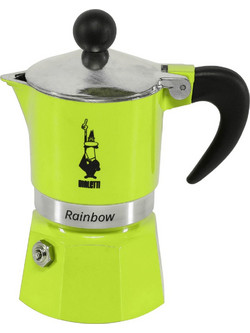 Bialetti Rainbow Μπρίκι Espresso 1Cup Πράσινο