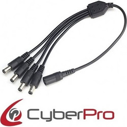 CYBERPRO CP-DCS4 Διακλαδωτής DC τροφοδοσίας 1 Θηλ. σε 4 Αρσ