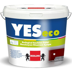 Berling Eco Yes Οικολογικό Πλαστικό Χρώμα Εσωτερικού Χώρου Λευκό 3lt