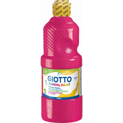 Τέμπερa Giotto Μπουκάλι 500ml School Paint Φούξια