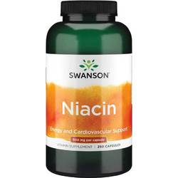 Swanson Niacin 500mg 250 Ταμπλέτες