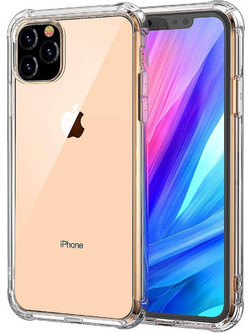 iPhone 12 Pro max - Case Add Shock Absorption Technology Bumper Soft TPU Clear Cover Case for Apple iPhone 12 Pro Max 6.7 Inch-Clear (oem)